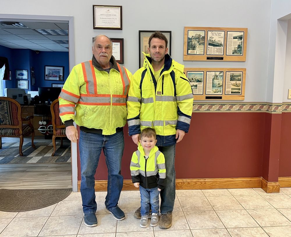 Three generations of the Kennedy family working at The Kennedy Company of VA, Inc.
